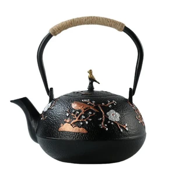 7 piece cast iron tea set